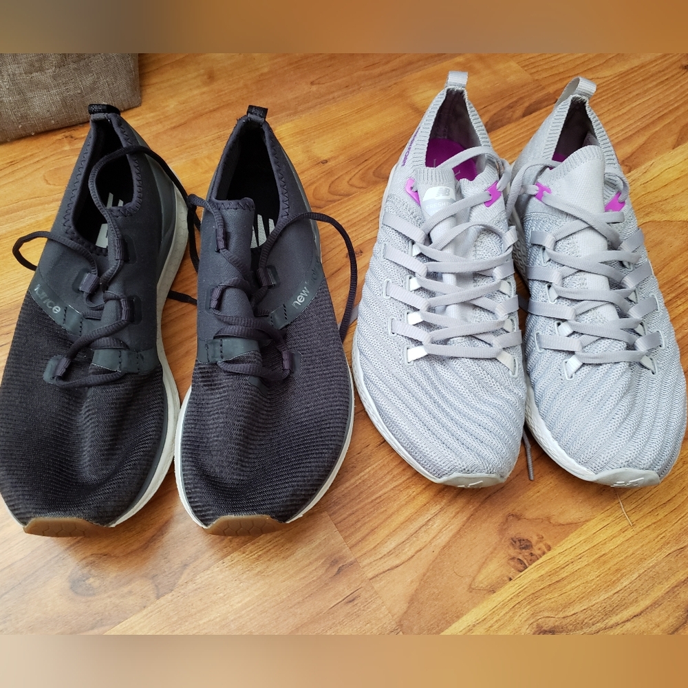 2 pair sz 9.5 New Balance shoes